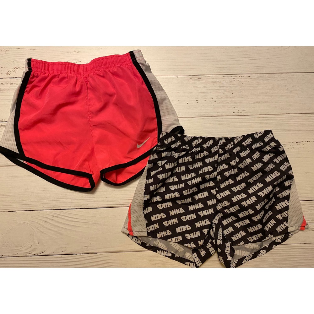 Lot of 2 Nike Tempo Activity Shorts - Girl's Size 6x